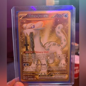 Chien-Pao Ex Secret Art Rare Gold, NM condition